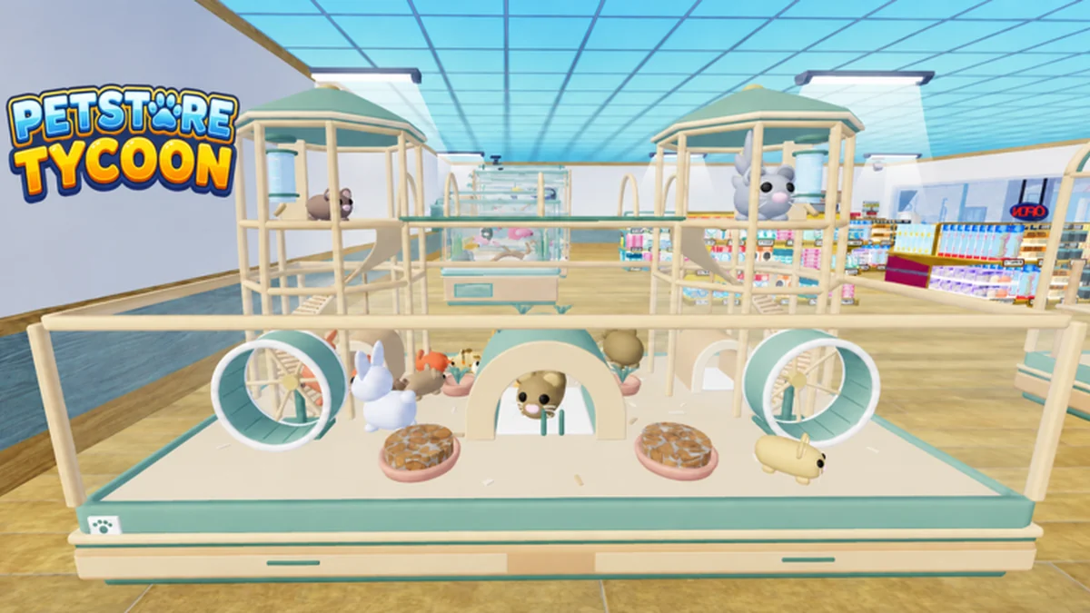 Official Pet Store Tycoon enclosure artwork